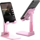 Универсальная настольная подставка - держатель для телефона Folding Desktop Phone Stand Розовая - изображение 2