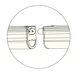Светильник LED T5 600 6400K 10W 220V 900L (ЛПО 1х600) без выключателя TNSy5000027 - изображение 3