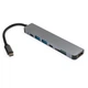 Концентратор Vinga Type-C to 4K HDMI+2*USB3.0+SD+TF+PD+USB-C 3.1 Gen1 aluminium (VCPHTC7AL) - изображение 2