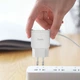 Мережевий зарядний пристрій HOCO C59A Mega joy double port charger for Type-C White - изображение 6