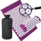 Килимок ортопедичний масажний Фіолетовий Acupressure mat з подушкою Іплікатор Кузнєцова - зображення 9