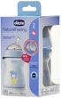 Пляшка для годування пластикова Chicco Natural Feeling Color 250 мл 2 м + Блакитна (81323.20) - зображення 8