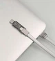 Combo 3-in-1 кабель Lightning/microUSB/Type-C USB, 1м silver Gplex RC-070th Remax 370102 - изображение 2