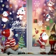 Набір новорічних наклейок на вікно Happy New Year 4 9125 20х30 см 9 листів - зображення 2