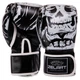 Перчатки для бокса и единоборств на липучке Zelart Skull Fight Gear 5493 12 унций Black-White - изображение 1