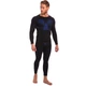 Комплект компрессионный мужской для спортзала Sibote Fit 0484 размер M (46-48) Black-Blue - изображение 1