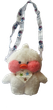 Мягкая игрушка-сумка уточка Lalafanfan 28 см Белый - изображение 1