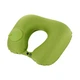 Дорожная надувная подушка подголовник на шею со встроенной помпой TRAVEL NECK PILLOW Оливковая - изображение 2