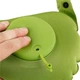 Дорожная надувная подушка подголовник на шею со встроенной помпой TRAVEL NECK PILLOW Оливковая - изображение 9