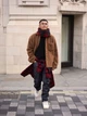 Куртка демисезонная Шерпа мужская Uniqlo 872638935 L Коричневая (1159786677) - изображение 4