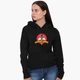 Худі жіночий Кіт Сільвестр Луні Тюнз (Sylvester the Cat Looney Tunes) (8921-W2877-3) Чорний L - зображення 2