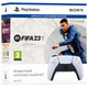 Безпровідний джойстик Sony PS5 DualSense White + FIFA 23 Code - зображення 1
