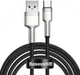 Кабель Baseus Cafule Metal Data Type-C 66W (2m) (black) - изображение 1