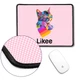Коврик для мишки с оверлоком Лайк Котик (Likee Cat) (5962-1040-L) L - изображение 2
