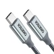 Кабель Choetech USB Type-C - USB Type-C (M/M), 1.8 м, Grey (XCC-1002) - зображення 3
