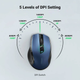 Мышь Ugreen MU006 Ergonomic Wireless Blue (UGR-15064) - изображение 3