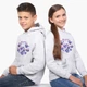 Детский худи БТС (BTS) Светло-серый меланж (9298-3273) 128 см - изображение 5