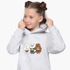 Детский худи Вся правда о медведях (We Bare Bears) Светло-серый меланж (9298-2897) 152 см - изображение 1
