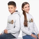 Детский худи Вся правда о медведях (We Bare Bears) Светло-серый меланж (9298-2897) 152 см - изображение 5