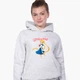Детский худи Сейлор Мун (Sailor Moon) Светло-серый меланж (9298-2928) 140 см - изображение 2