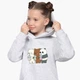 Детский худи Вся правда о медведях (We Bare Bears) Светло-серый меланж (9298-2896) 116 см - изображение 1