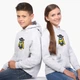 Детский худи Амонг Ас Бравл Старс Поко (Among Us Brawl Stars Poco) Светло-серый меланж (9298-2591) 164 см - изображение 5