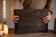 Шкіряна сумка-чохол для ноутбука 13" Apple / Asus / Dell / Lenovo / HP / Honor / Acer / Huawei / Xiaomi - (LC-03) - Коричневий - зображення 4