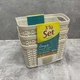 Набір кошиків бежевого кольору 3 шт. 165*125*107 мм 1,5 л Ucsan plastik M-3926 - зображення 2