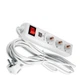 Удлинитель на 3 гнезд + 2 USB 10A/2500W 2м с заземлением Lemanso LMK71004 - изображение 1
