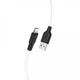 Кабель Hoco X21 Plus Silicone Lightning 1 m black/white - изображение 1
