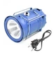 Складной кемпинговый фонарь SOLAR CAMPING LAMP с солнечной батареей и функцией Powerbank синій - изображение 2