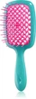 Расческа для волос Janeke Small Superbrush The Original Italian бирюза с розовым - изображение 1