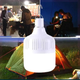 Лампа-ліхтар для кемпінгу акумуляторна LED Lamp 1200mAh автономна світлодіодна з трьома режимами роботи та гаком XO YH04 White - зображення 2