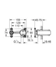 Прихована частина Змішувача для раковини Grohe Non Rapido OHM (23571000) - зображення 2