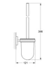 Туалетный ершик в комплекте Grohe Essentials New (40374001) - изображение 4