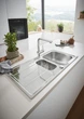 Змішувач для кухні з висувним виливом Grohe Minta (32168000) - зображення 6