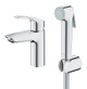 Змішувач для раковини з гігієнічним душем Grohe Eurosmart New (23124003) - зображення 2