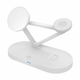 Зарядка Qi 3in1 магнитная беспроводная JYD-WC126 5-15W Док-станция iPhone/iWatch/Airpods white - изображение 1