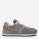Sneakersy męskie New Balance 574 ML574EVG 45.5 (11.5US) Brązowe z szarym (195907802694) - obraz 1