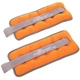 Утяжелители для ног и рук Maraton 2 х 1 кг Orange Gray (U23021) - изображение 2