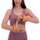 Утяжелители для ног и рук Maraton 2 х 1 кг Orange Gray (U23021) - изображение 4