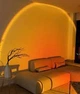 Закатная лампа с проекцией теплого заката Sunset с солнечным светом и эффектом света закат солнца, Black - изображение 5