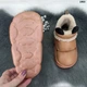 Тапочки чуни детские высокие экокожа с ушками коричневые 30/31 р (19 см) 1903 - изображение 2