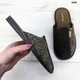 Тапочки мужские комнатные Белста теплые с закрытым носком коричневые 41 р (27 см) 3490 - изображение 2