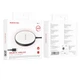 Бездротовий зарядний пристрій BOROFONE BQ17 Original series magnetic wireless fast charger Black - зображення 4