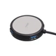 Хаб USB Remax RU-U20 Fonye 4 USB Type-C Колір Чорний - зображення 4