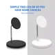 Беспроводная зарядка Qi 2 в 1 VHG IN-WC-58 Wireless 15W I Док-станция для iPhone + Airpods Black - изображение 6