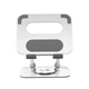 Подставка для ноутбука, планшета VHG TS510 складная поворотная 360°C Rotatable Laptop Stand Silver - зображення 4