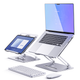 Підставка для ноутбука VHG P43 складана з вентилятором Folding Laptop Stand Silver - зображення 3