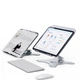 Подставка для ноутбука VHG L43 складная поворотная 360°C Rotatable Laptop Stand Silver - изображение 2